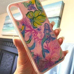 🌸Lilly Pulitzer Glitterbomb iPhone Case📱 X/Xs🏖